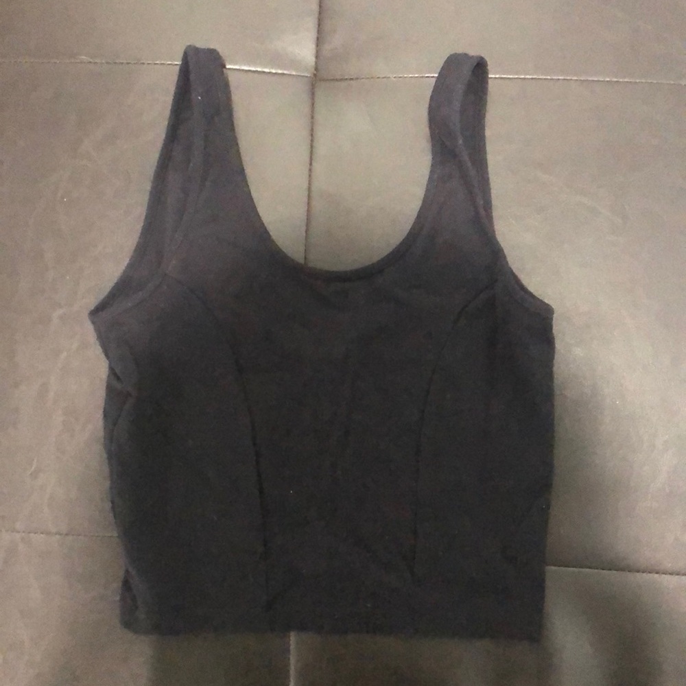 BuffBunny black Bae crop top